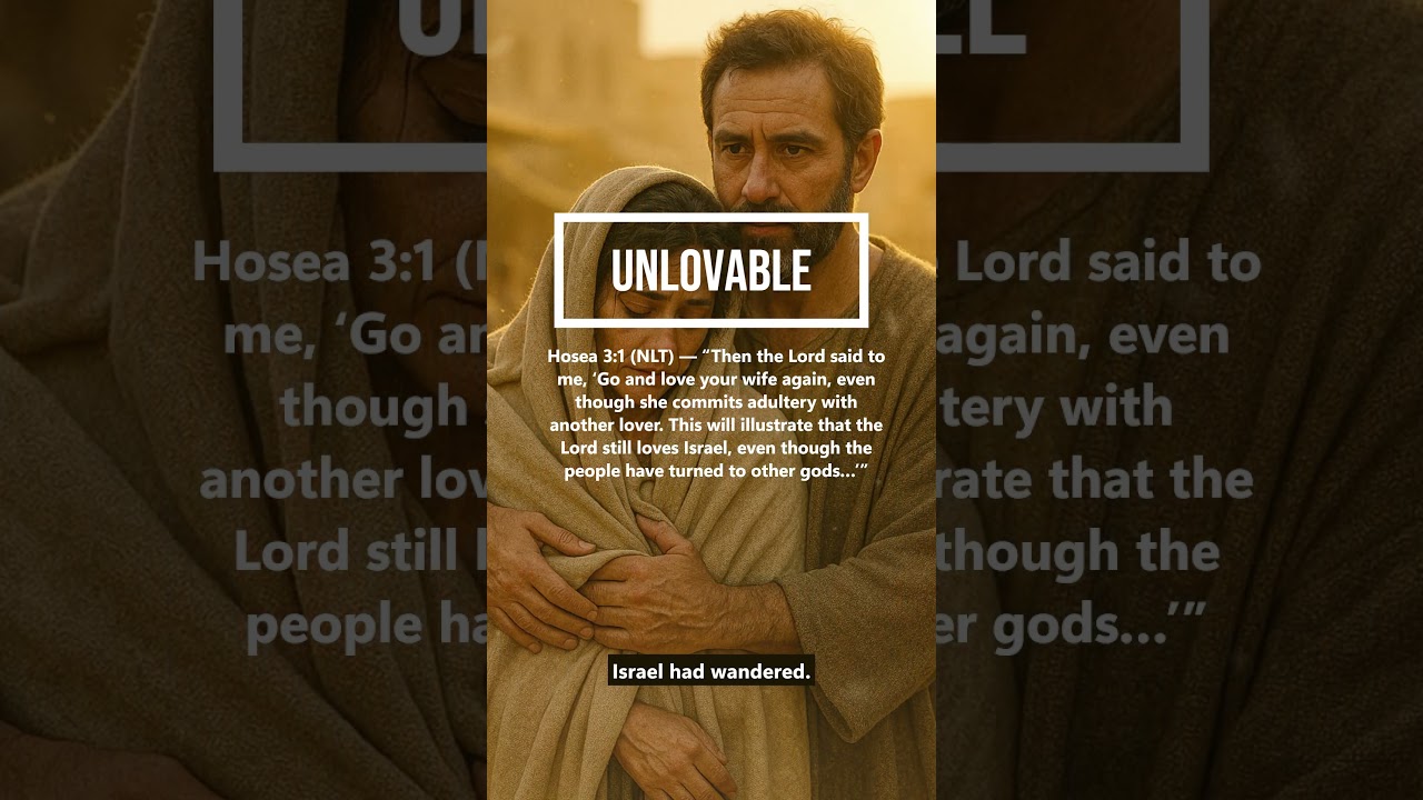 You are not too far gone. Not too dirty. Not too broken. 