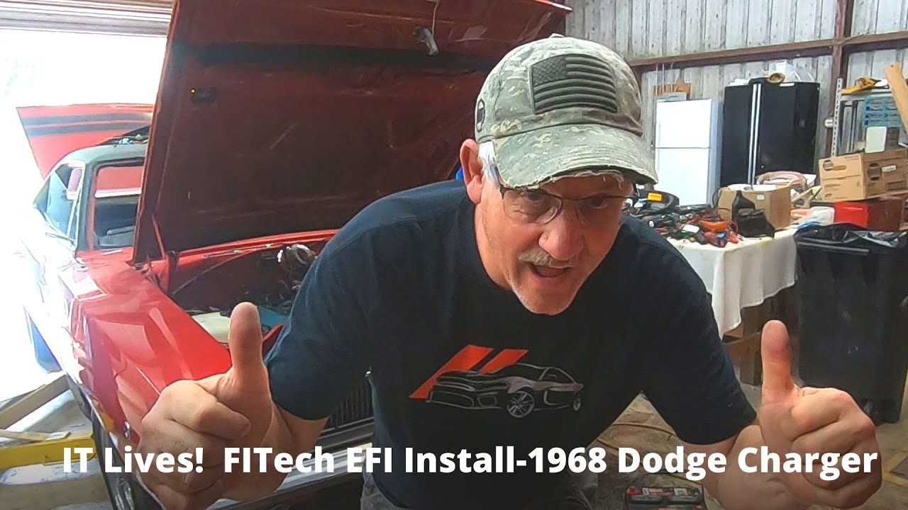 FITech EFI Install 1968 Dodge Charger