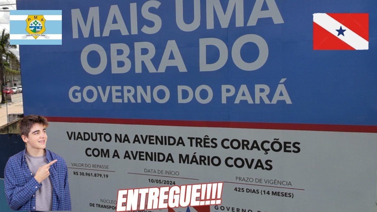 Obras pelo Pará! O mais novo Viaduto de Ananindeua foi entregue!