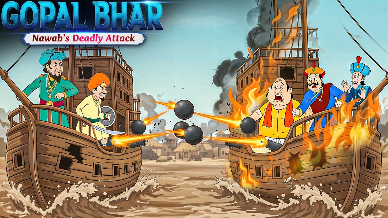 কৃষ্ণনগরে নবাবের প্রাণঘাতী হামলা! ⚔️🔥 | Kingdom Under Fire! 🔥 Nawab’s Ruthless Strike | Golpo CHOKH