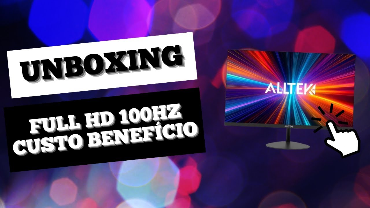O MELHOR MONITOR CUSTO BENEFÍCIO!!!! Alltek 100Hz 5ms ótimo para jogos