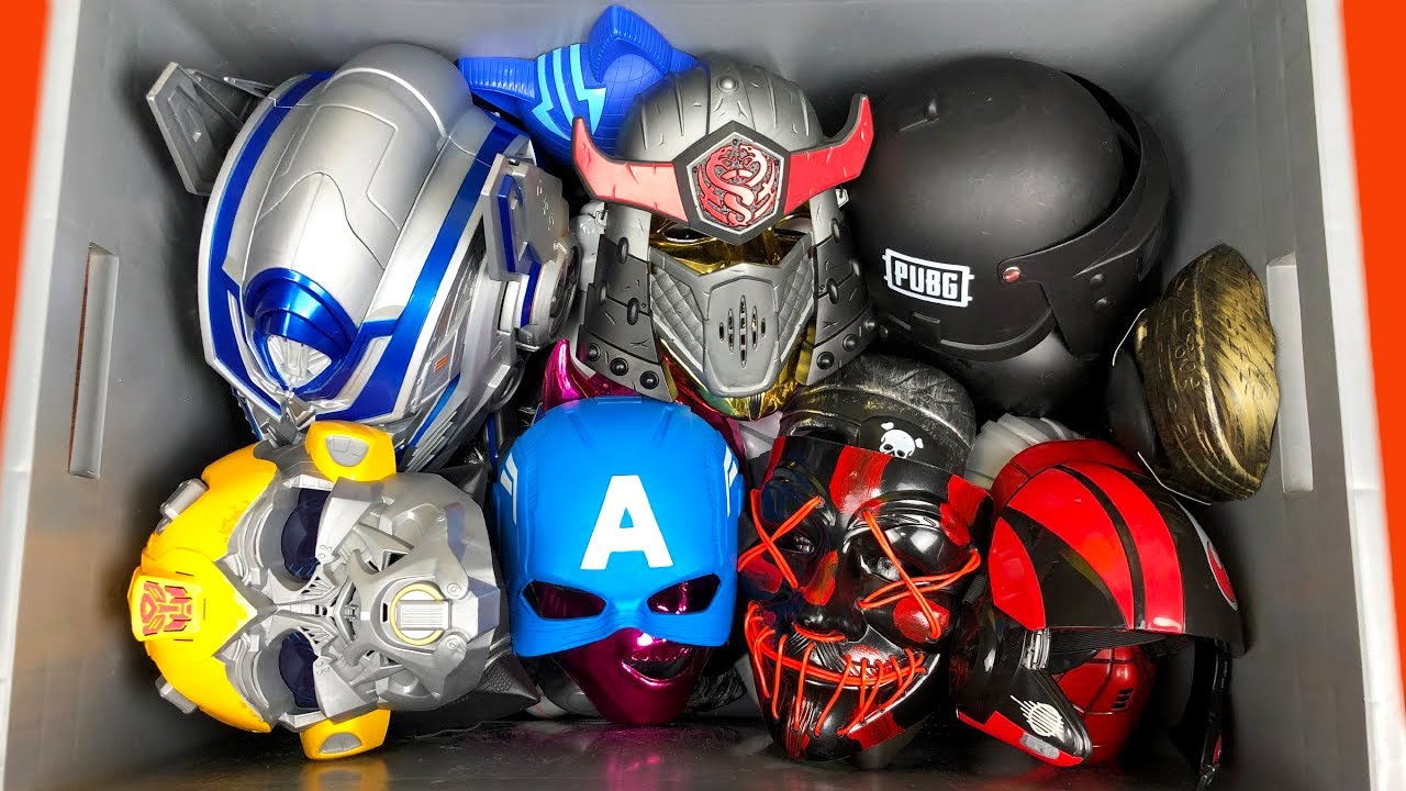 Unboxing the Best Superhero & Transformers Masks! Iron Man, Bumblebee, Optimus Prime, Hulk & More