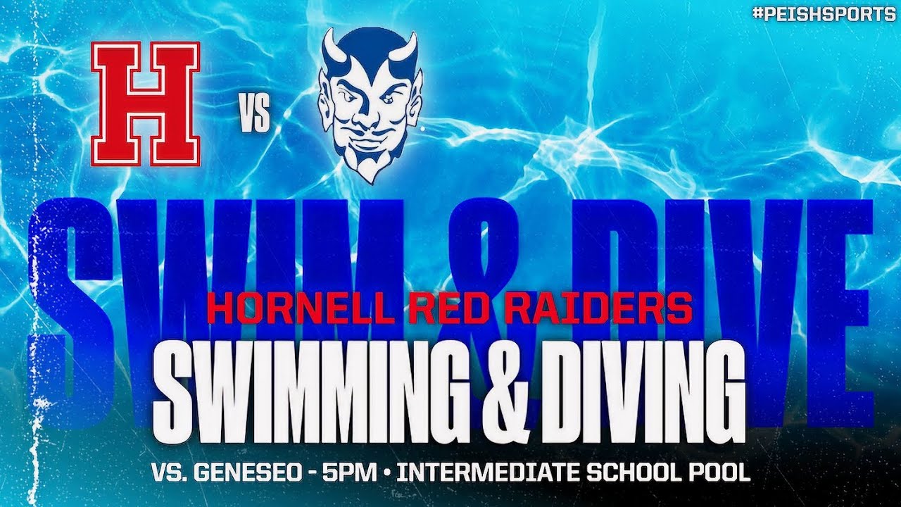 Hornell Red Raiders vs. Geneseo Blue Devils Boy's Swimming & Diving