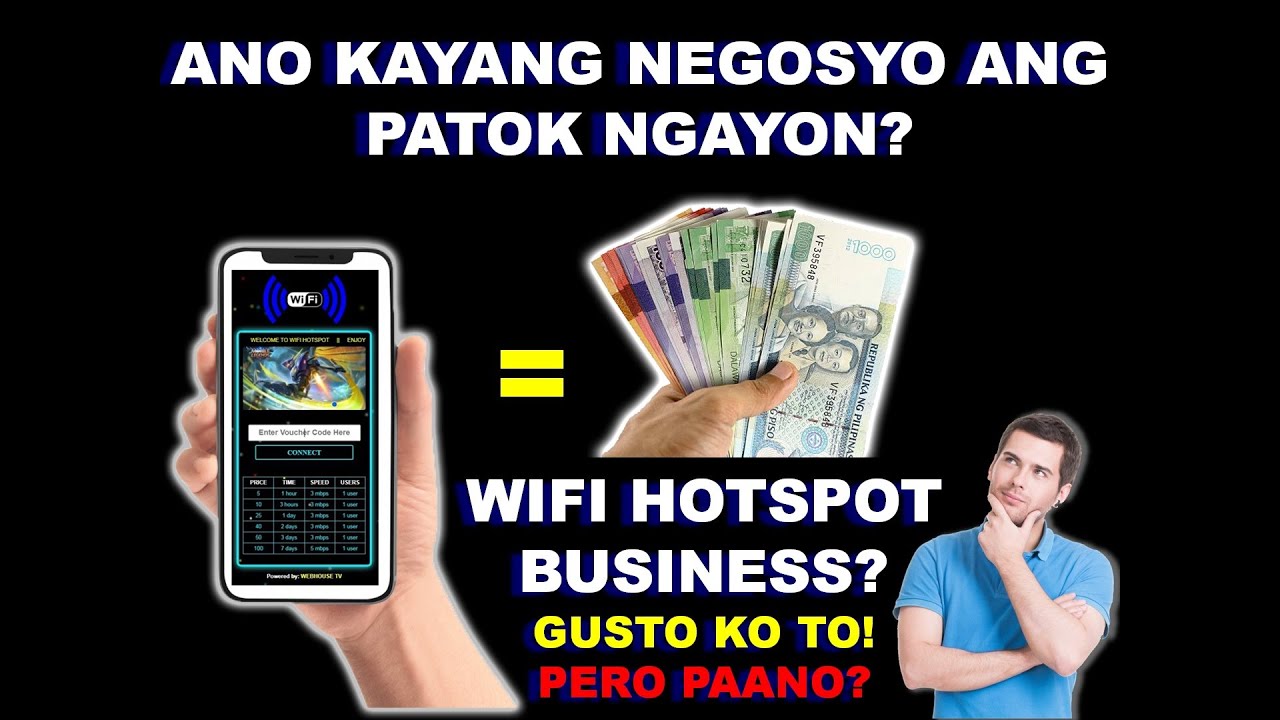 WIFI HOTSPOT BUSINESS GUSTO MO?