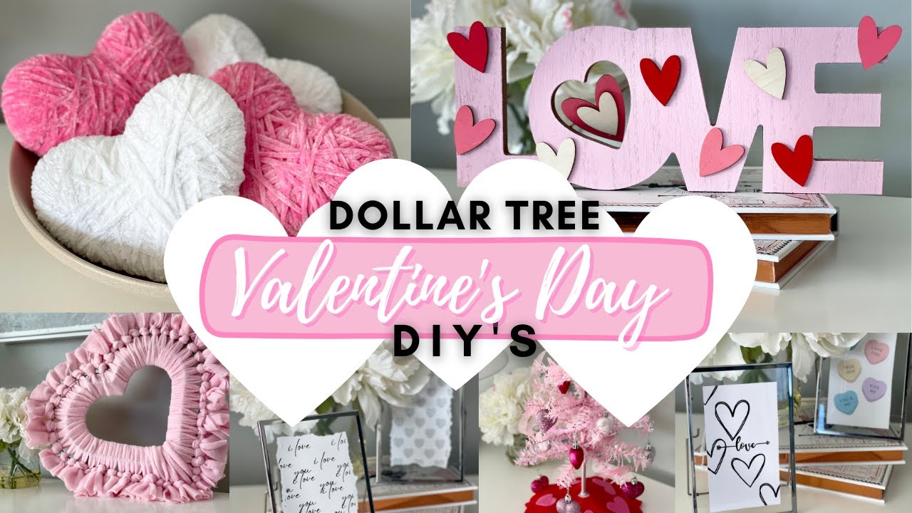 Dollar Tree VALENTINE'S DAY 2023 DIY's | Dollar Tree Valentines 2023 | Valentines DIY & Decor 💞