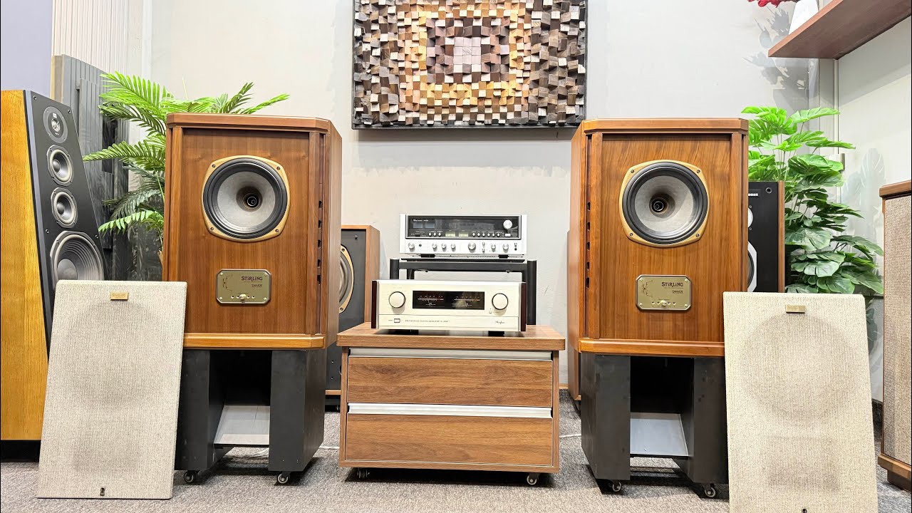 Combo loa Tannoy Stirling Tww, amply Accuphase E-305V nghe hay bày đẹp! Lh 0868.262.263
