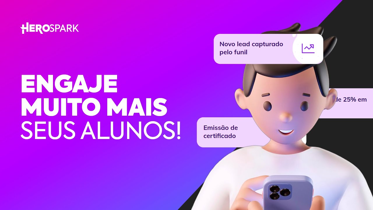 Como melhorar o engajamento dos seus alunos utilizando o PILOTO AUTOMÁTICO da HeroSpark