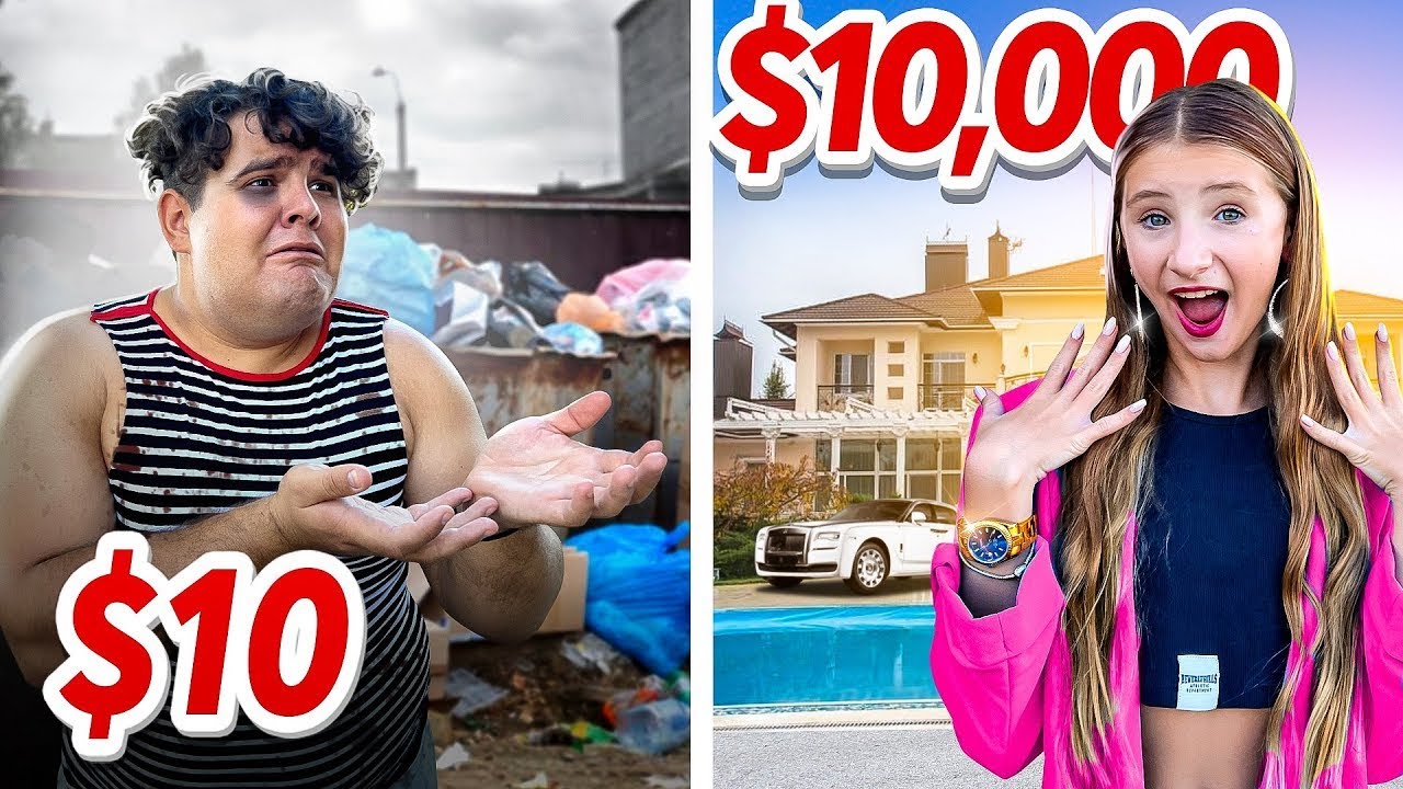 BOGATE WAKACJE vs BIEDNE WAKACJE 🤩 Kt&oacute;ry z przyjaci&oacute;ł Nicole będzie mieszkał w śmietniku?