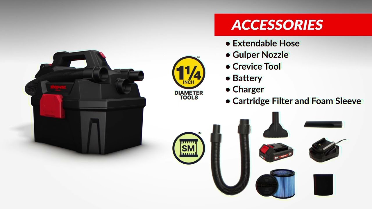 Shop-Vac Cordless Wet/Dry Vac  SV5430023