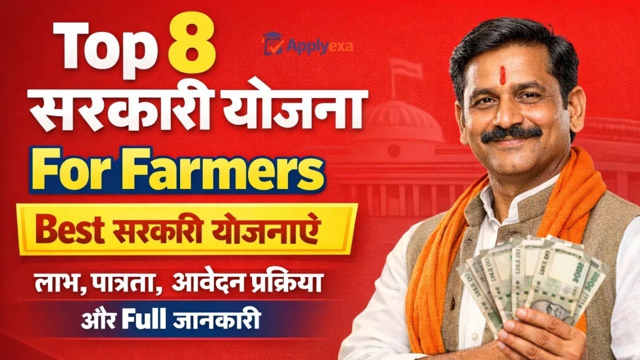 Top Sarkari Yojana For Farmers 2026: किसानों के लिए Best सरकारी योजनाएं 2026 पात्रता,आवेदन प्रक्रिया