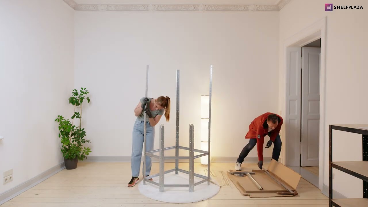 shelfplaza® HOME Scaffale angolare - l'altezza 155 cm, 180cm, 200cm, 230cm - video di configurazione