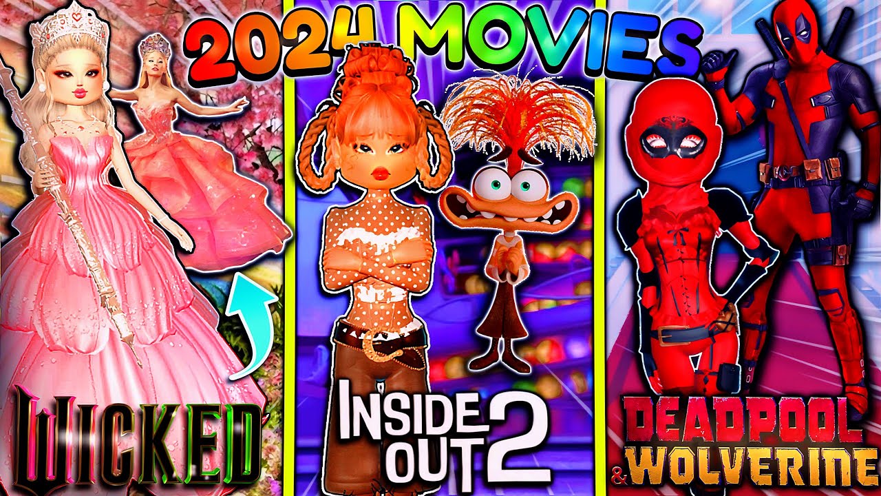 Recreating ICONIC Movie CHARACTERS From 2024 in DRESS TO IMPRESS! (Wicked, Inside Out & MORE) ROBLOX
