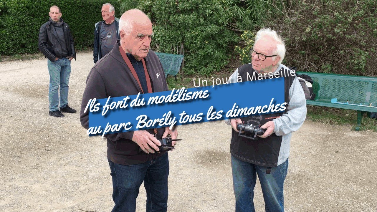 Un jour à Marseille: Ils font du bateau télécommandé au parc Borély