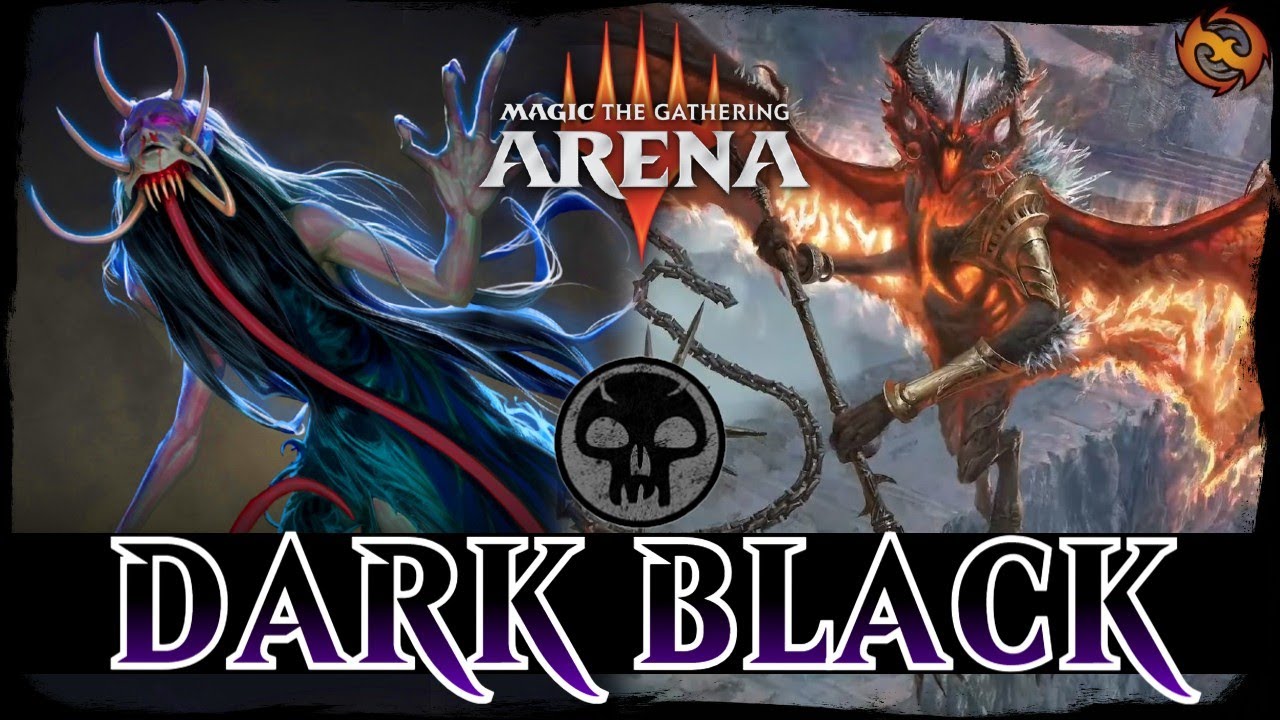 ULTIMATE DARKNESS | MTG Arena - Mono Black BEST OF Vampire Demon Life Drain TARKIR Standard Deck