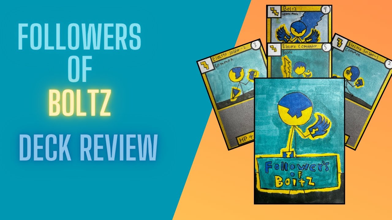 Rage wars TCG followers of boltz deck  review