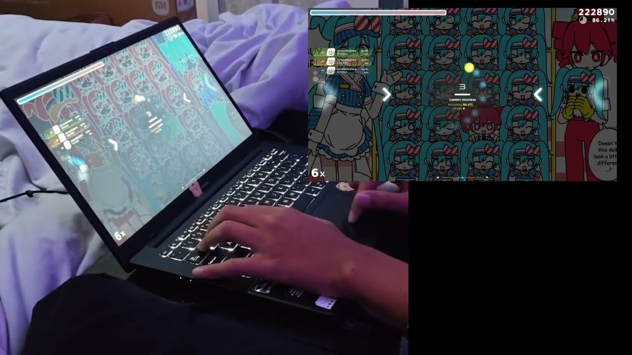 osu! with a touchpad (for the second time)