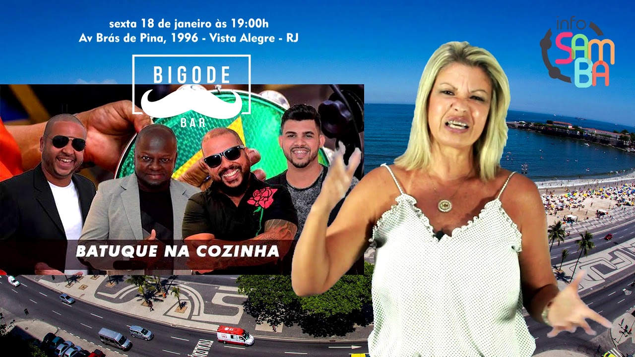 Info Samba  agenda de sexta dia 18 Janeiro de 2019