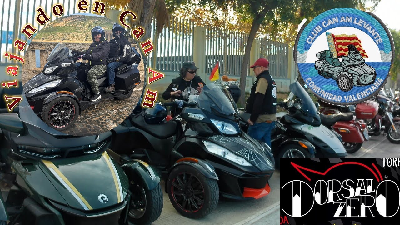 VIAJANDO EN CAN AM SPYDER RT # 313 DORSAL ZERO. y ANIVERSARIO DEL CLUB.
