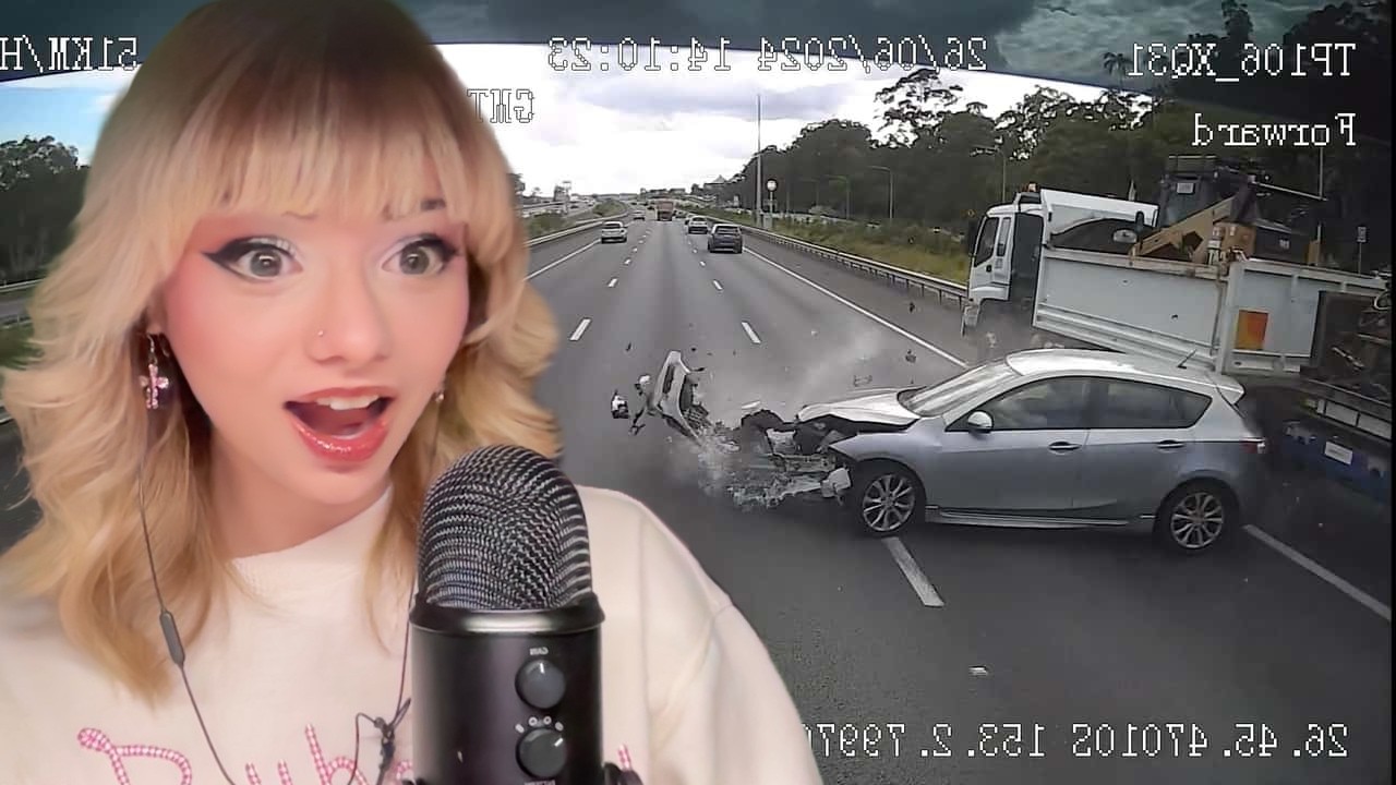ASMRist Reacts to Car Crashes
