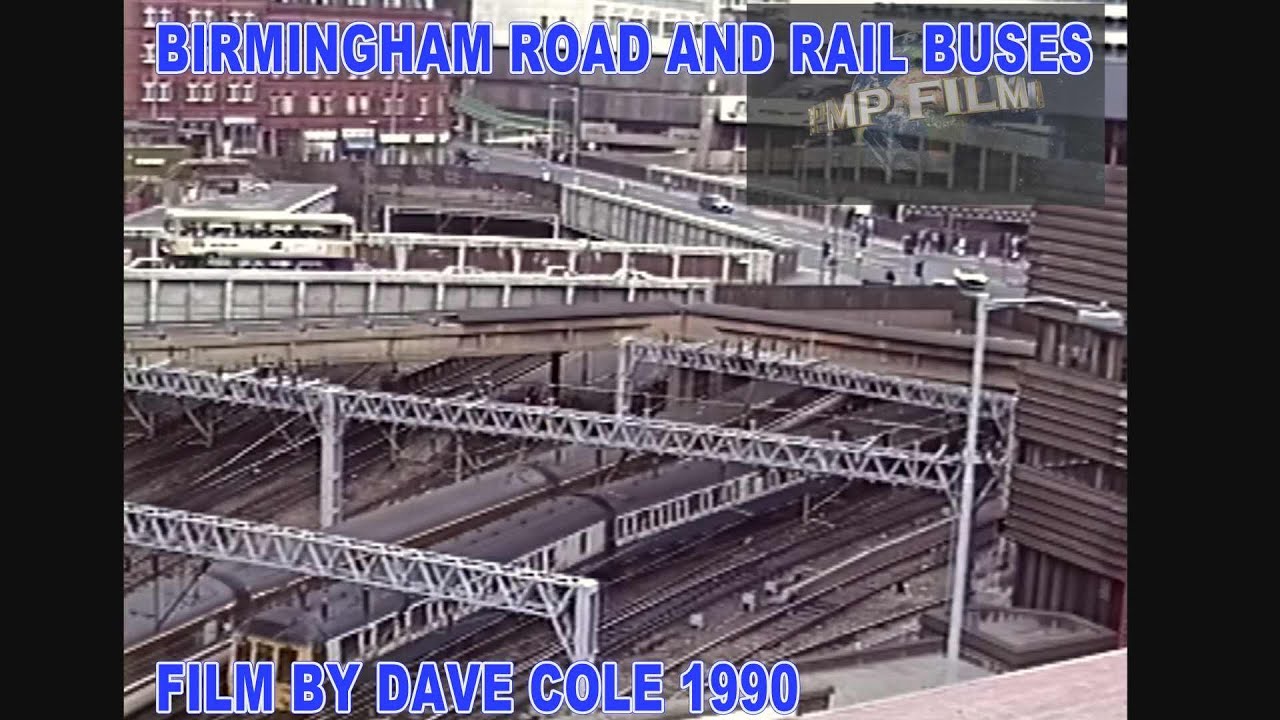 DC004c BIRMINGHAM ROAD RAIL BUSES TRAINS 1990