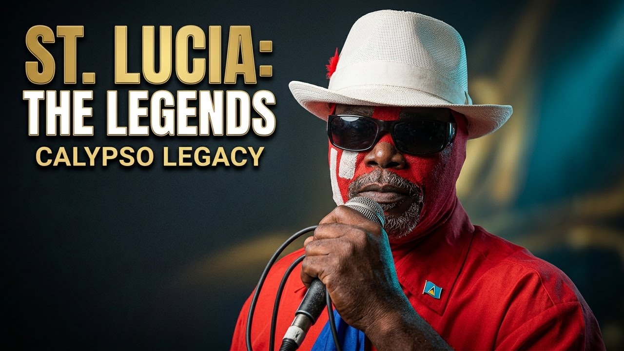 ST. LUCIA CALYPSO LEGACY: ALPHA; INVADER; ASHANTI; LADY LEEN;MORGIE; EDUCATOR; MENELL; TEDDYSON JOHN