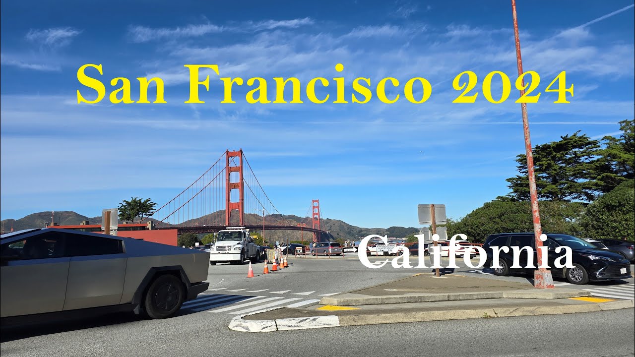 Driving Downtown - San Francisco - California USA