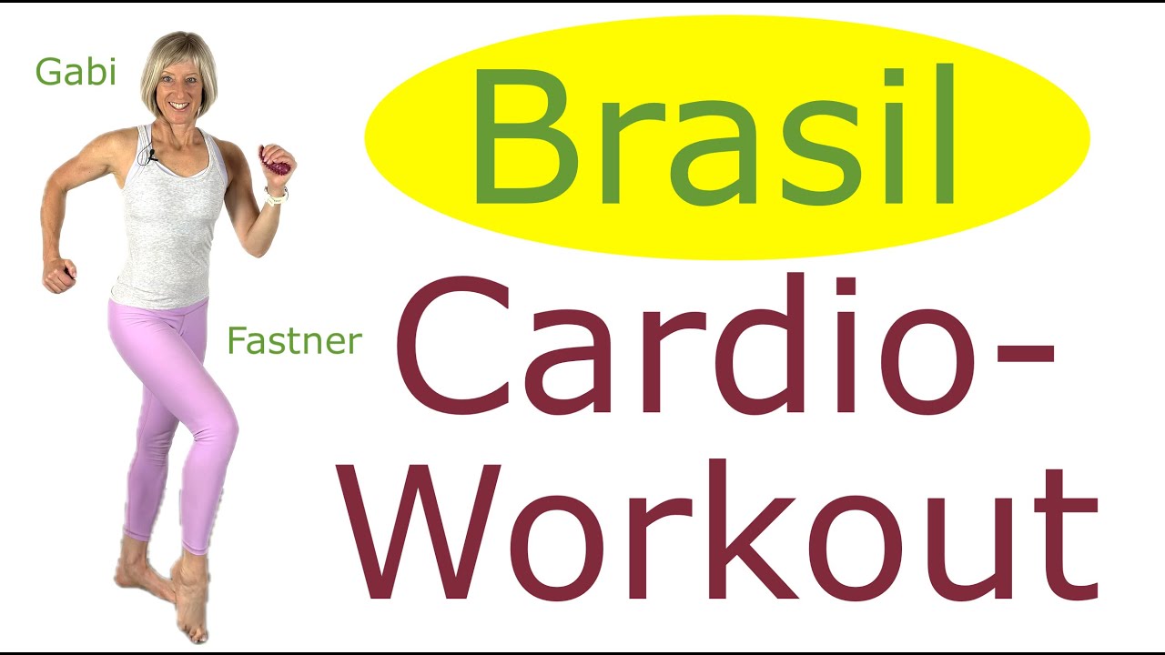 🌶️ 45 min. Brasil cardio Workout | Fullbody - Training, ca. 3000 Schritte und 350 Kcal verbrennen