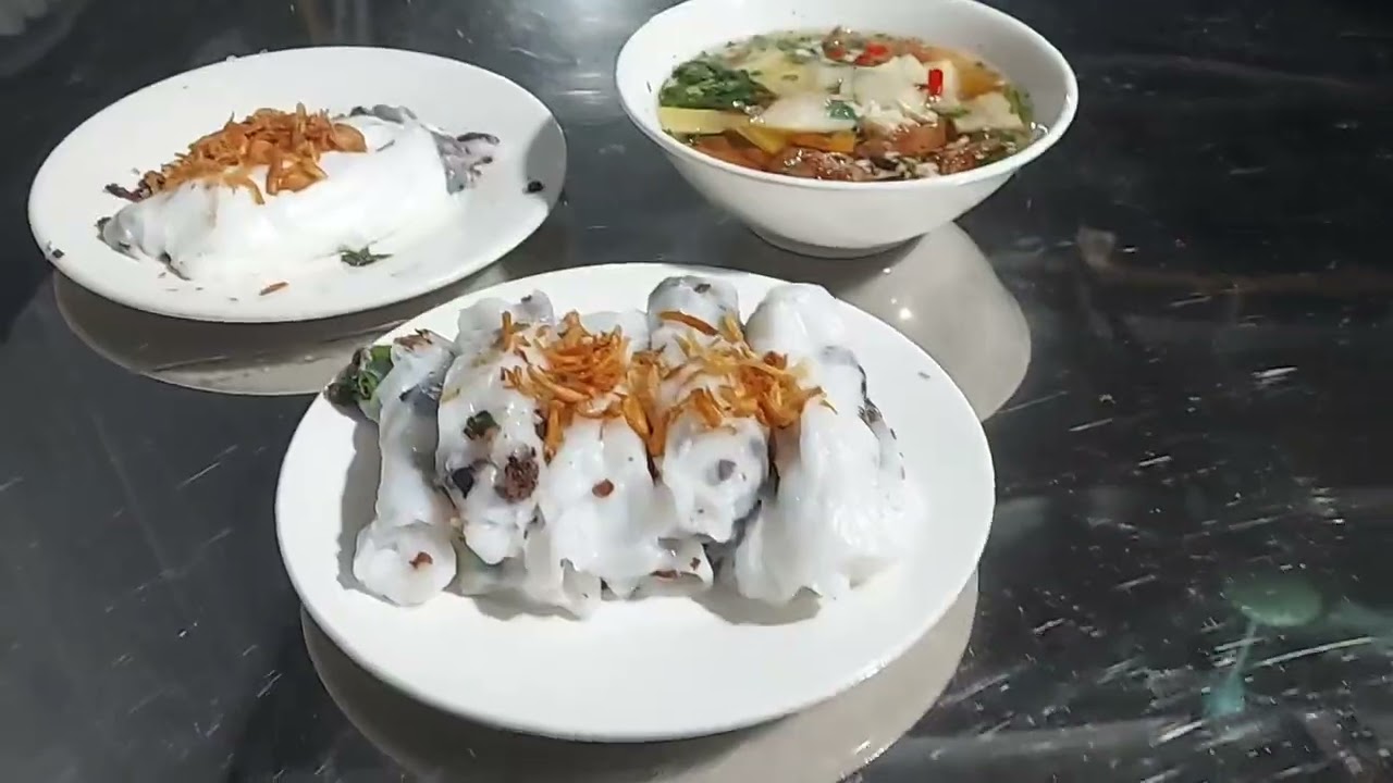 Bánh cuấn ăn sáng 
