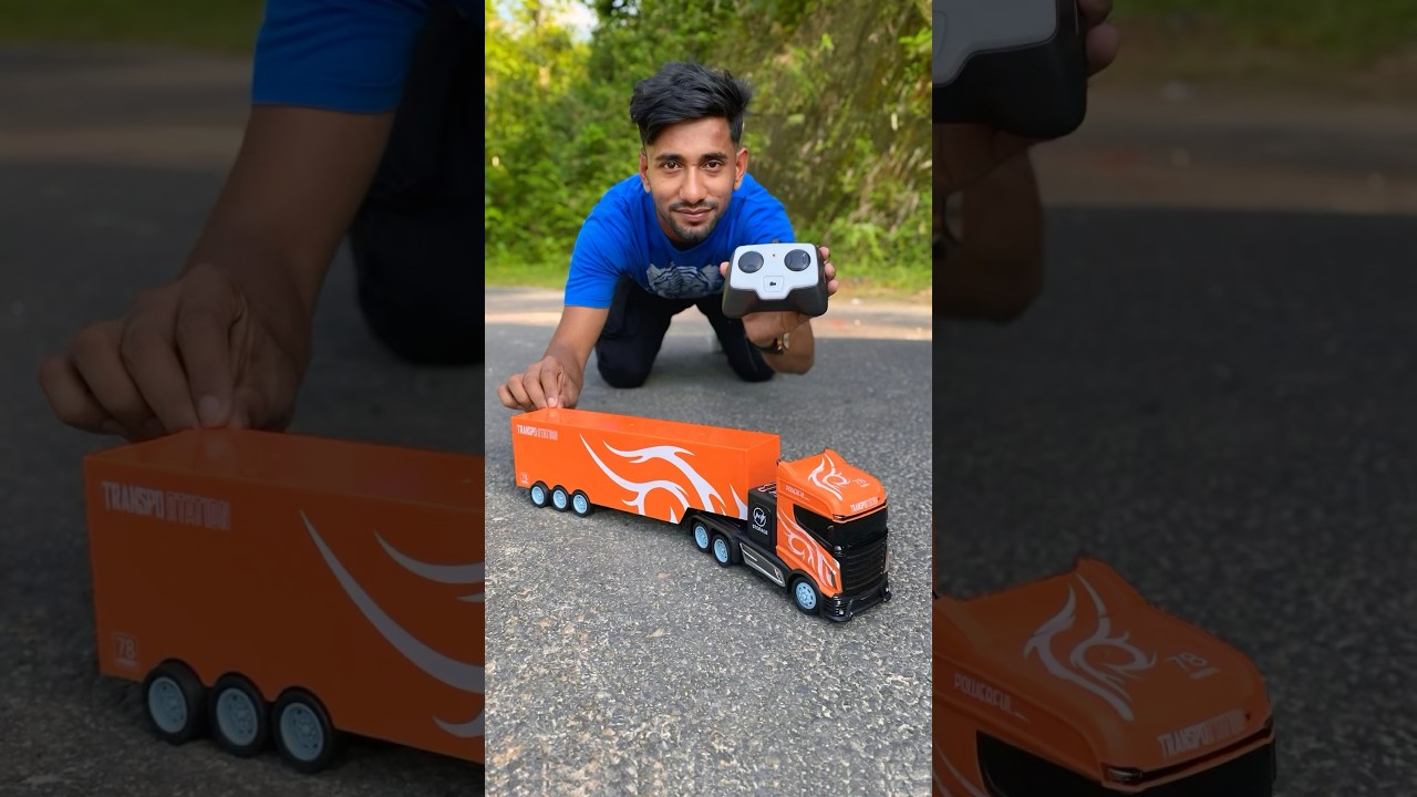 Rc fleet truck trailer Unboxing 🔥