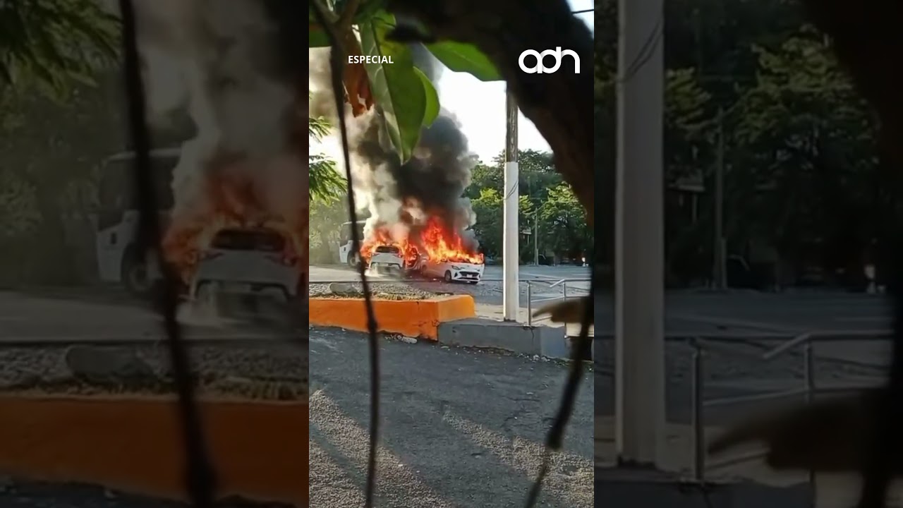 Terribles im&aacute;genes surgen desde Jalisco. La quema de veh&iacute;culos pone en riesgo a la poblaci&oacute;n