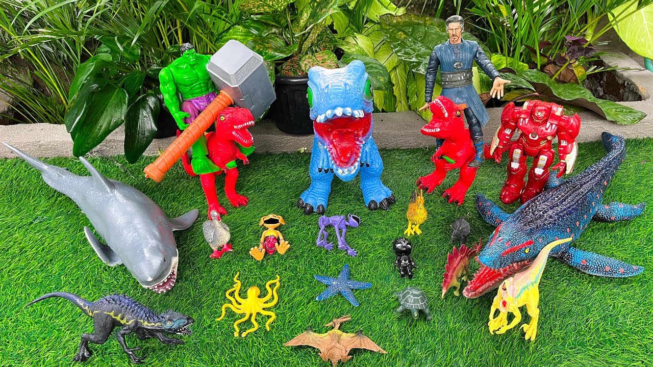 Dinosaurus Jurassic World Dominion: T-rex/ Brachiosaurus/ Skibidi/ Spider-Man/ KingKong/ KingGidorah