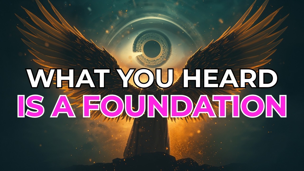 Chosen One: God's Message For You Now... Isn't Final. It's Foundational