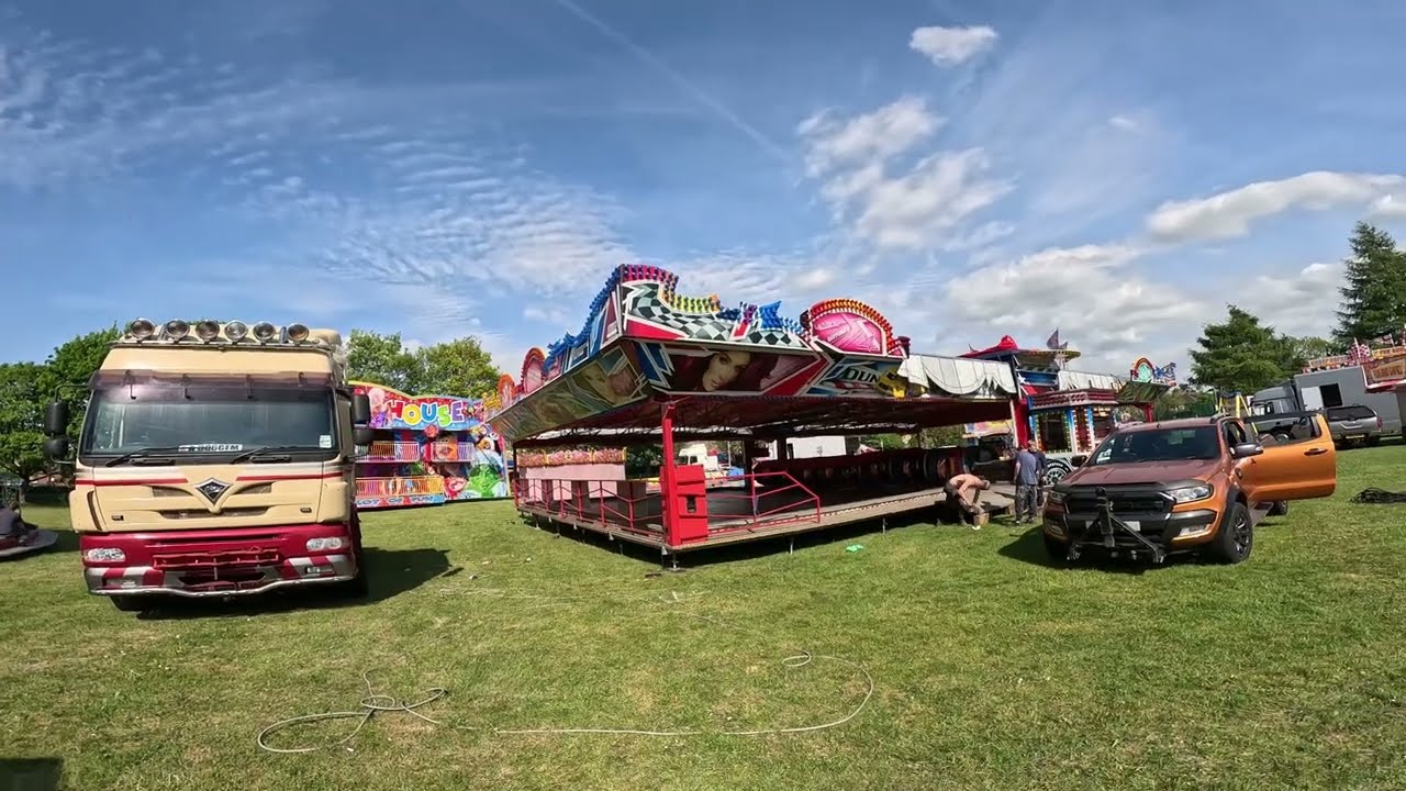 Weaverham funfair pull on and build up part 2 in may 2025