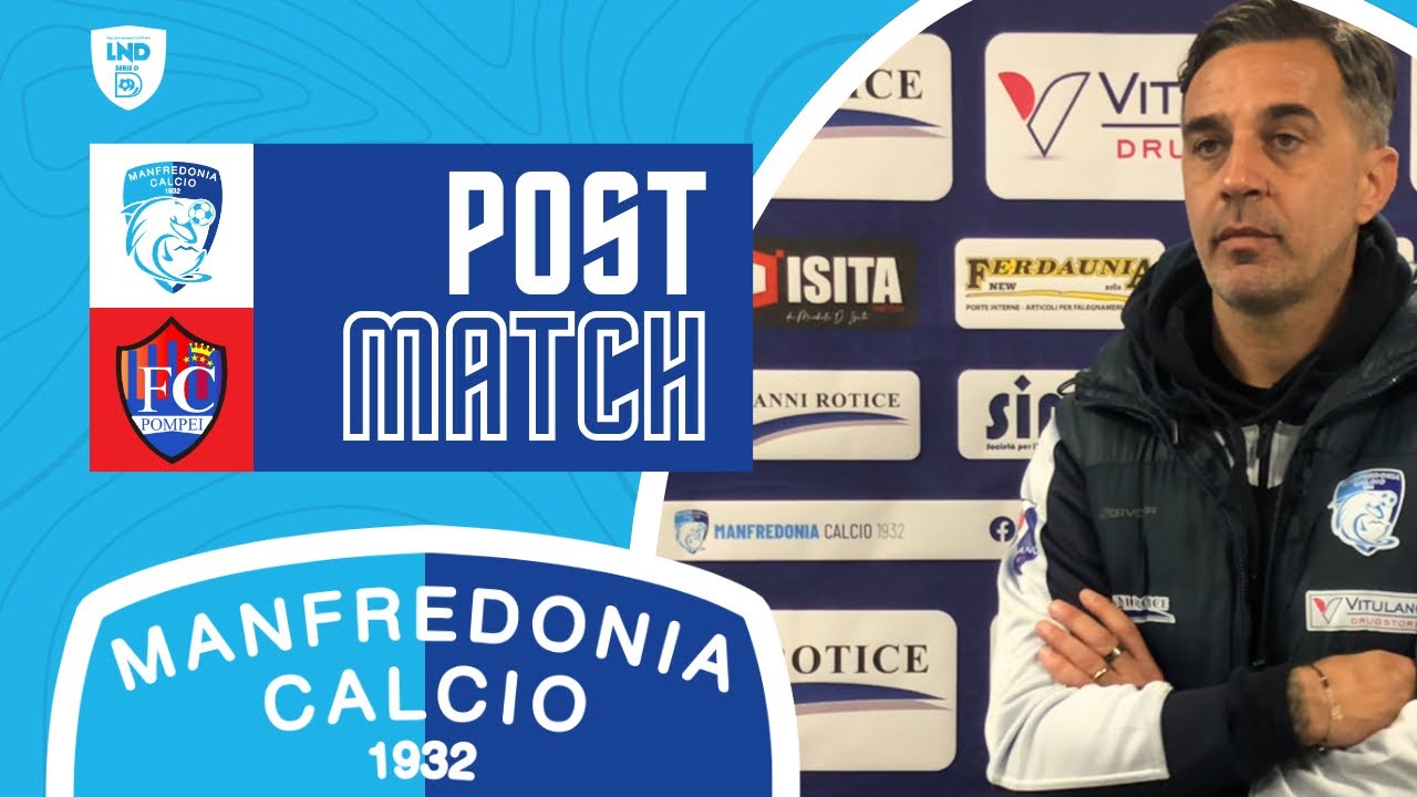 MISTER LUIGI PEZZELLA | INTERVISTA POST MATCH MANFREDONIA-POMPEI