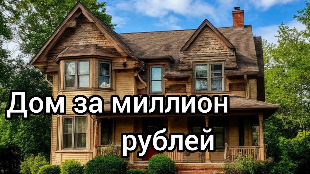 Готовый дом за 1 000 000 рублей с мебелью.