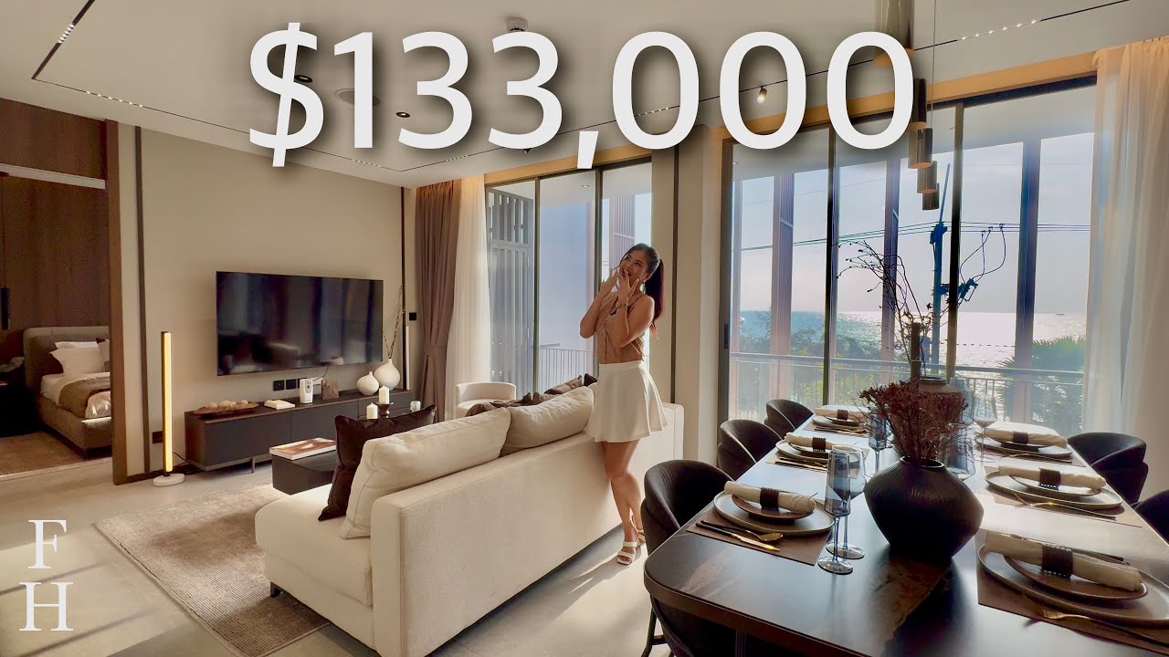 4,590,000 THB ($133,000) New Oceanfront Apartment in Pattaya, Thailand