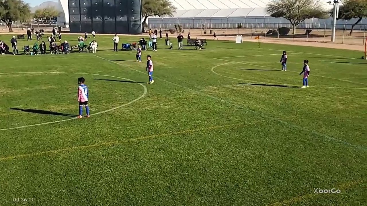 FT LOWELL SHOOTOUT JANUARY 2026 ANGELS FC 2018 DENA PLAYING IN 2017 7V7. Game #3