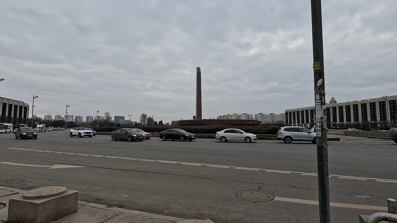 СПб 4K: Часть 3. Прогулка вокруг площади Победы | Victory Square, Saint Petersburg