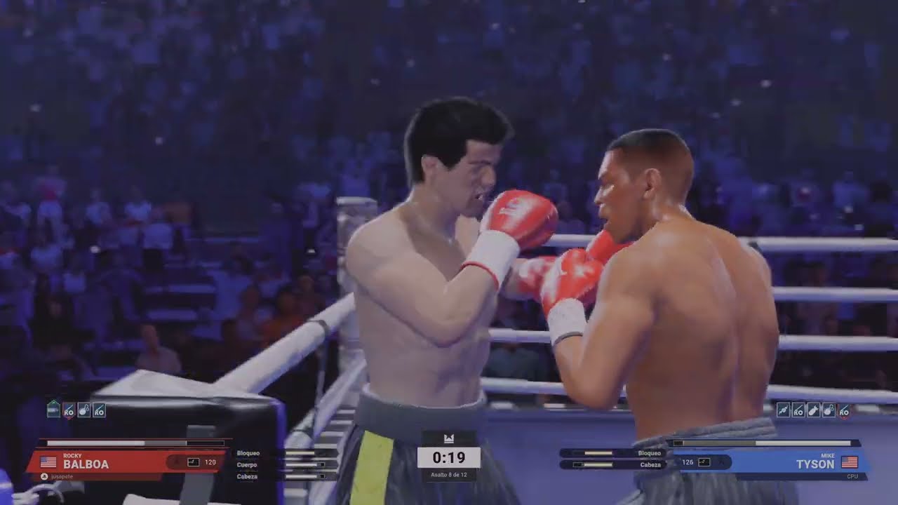 Por fin,combate por dos titulos,Undisputed Rocky balboa modo carrera vs Tyson parte 2 PS5