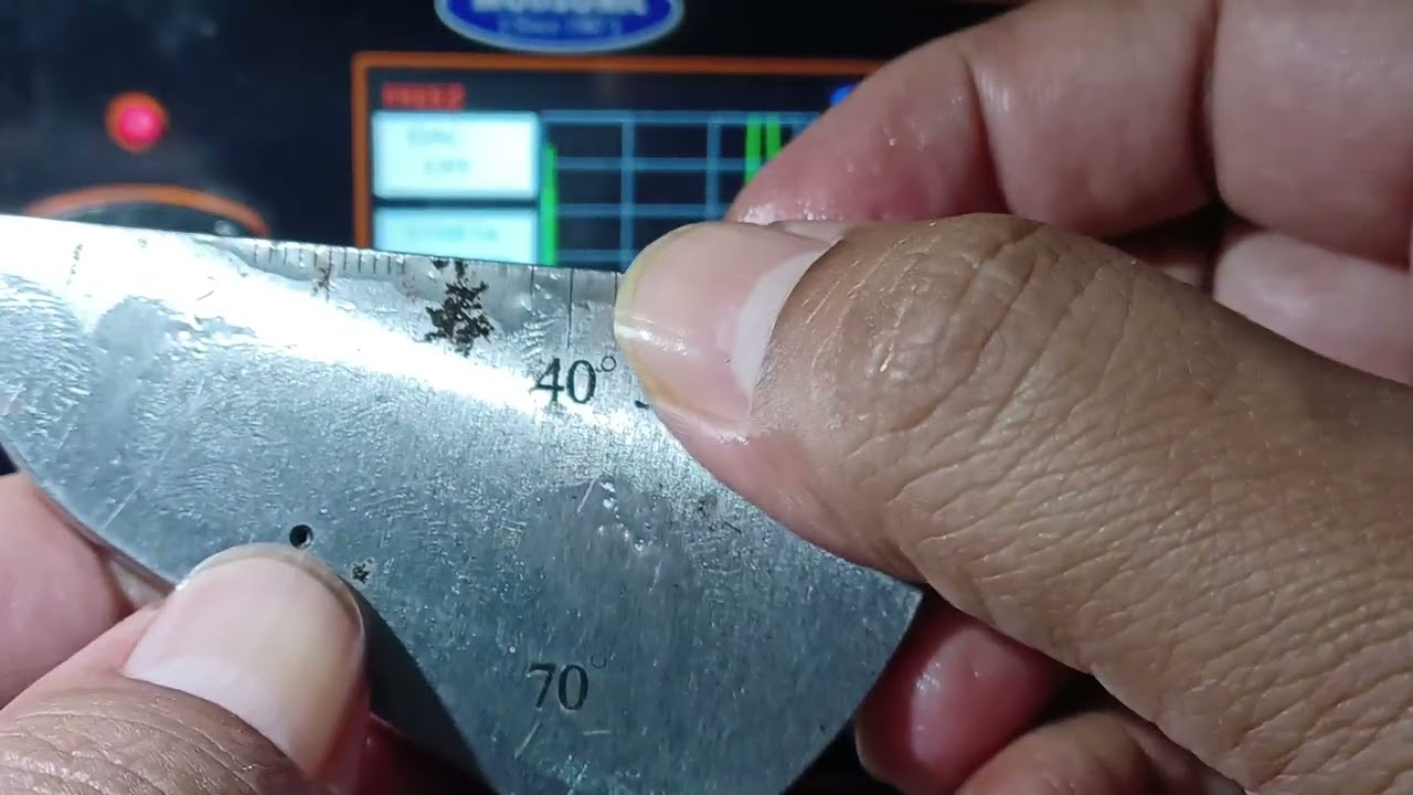 ANGLE BEAM CALIBRATION AND SENSITIVITY CHECKING