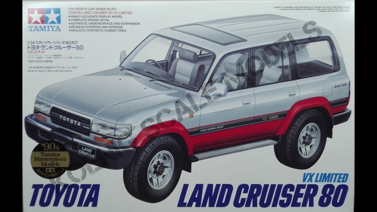 Обзор Toyota Land Cruiser 80 VX Limited Tamiya 1/24 (сборные модели)