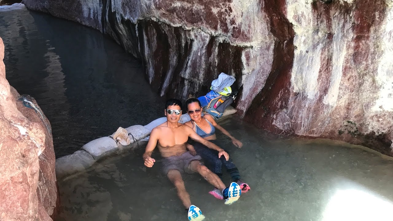 Arizona Hot Springs - 3 miles trail to Colorado River. Fun hike