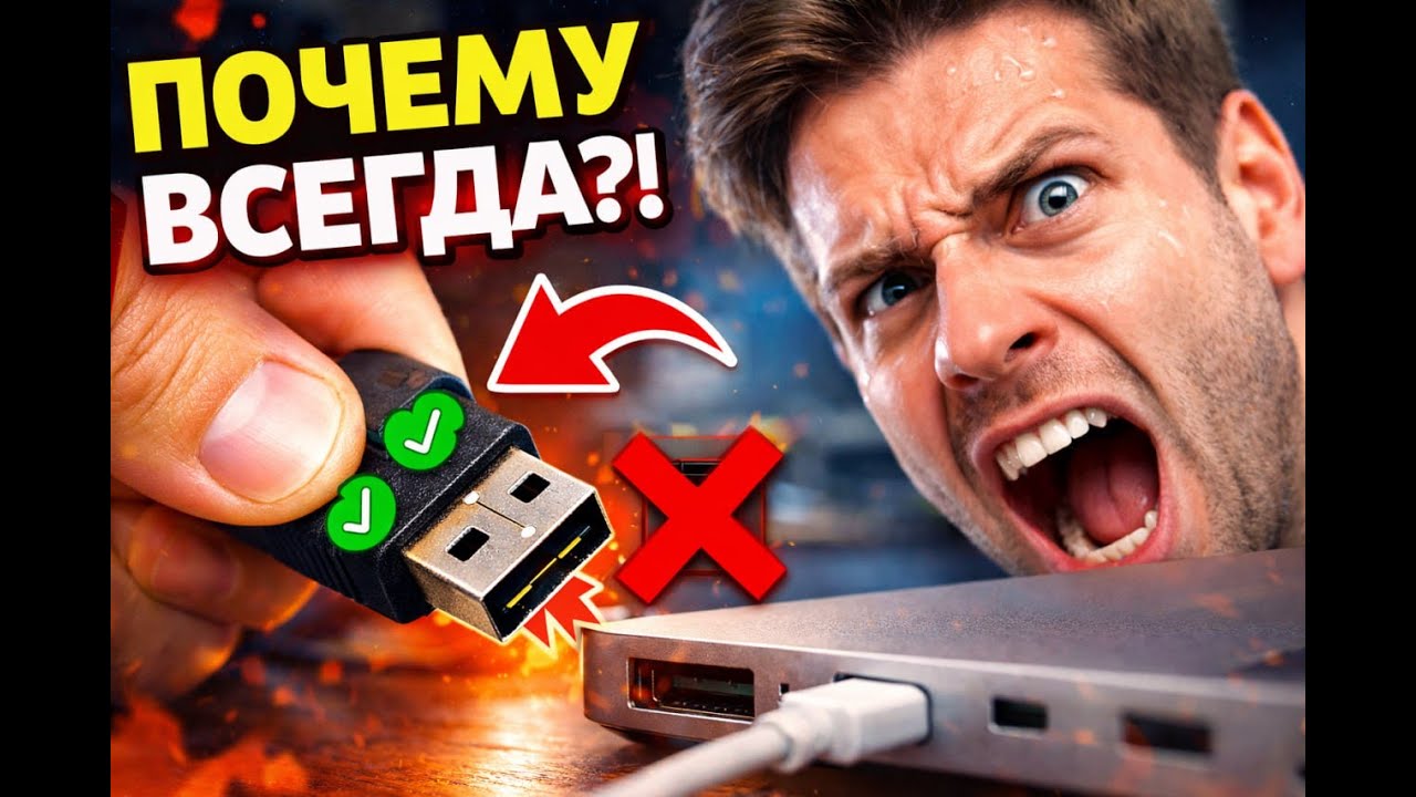 USB против человечества: почему разъём всегда не той стороной?