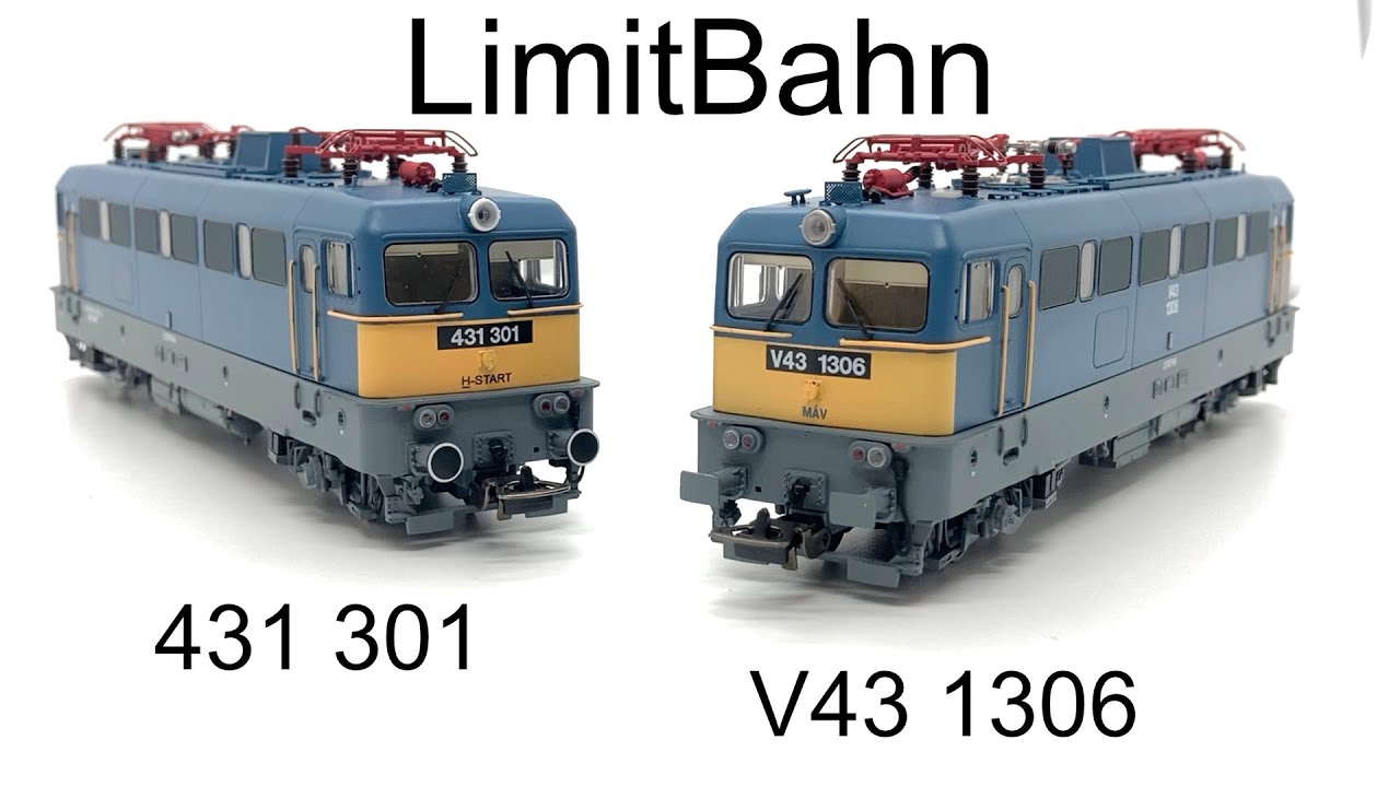 Vasútmodell ritkaságok, különlegességek: LimitBahn V43-as mozdonyok