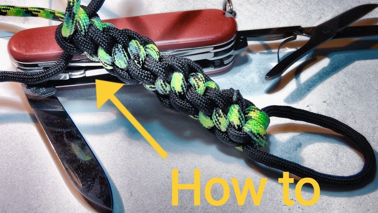 How to make a Paracord Spiral knot Lanyard