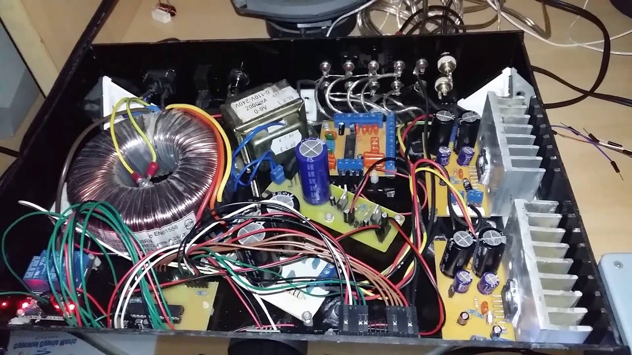 Lm3886+TDA7439+ATMEGA328