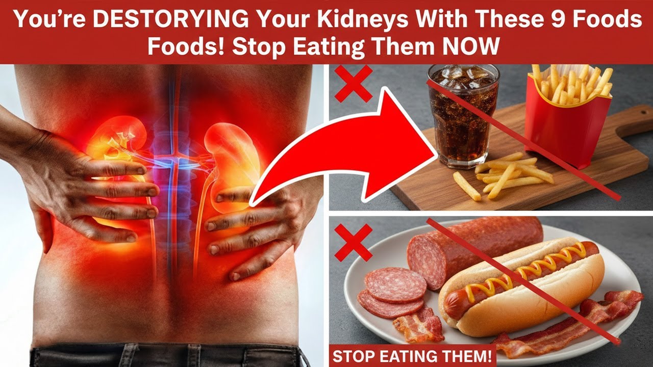 You’re DESTROYING Your Kidneys With These 9 Foods! Stop Eating Them NOW