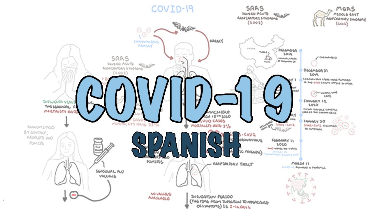 **COVID 19 SPANISH** - resumen visual de la nueva pandemia de coronavirus