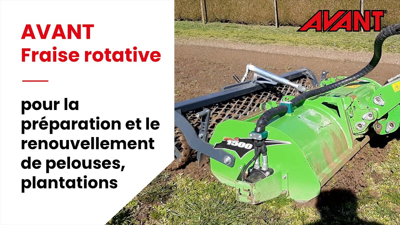AVANT fraise rotative