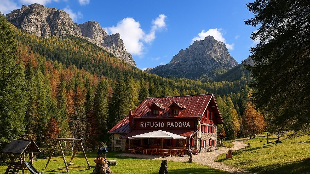 RIFUGIO PADOVA - ai piedi degli Spalti di Toro • Dolomiti- [4K]